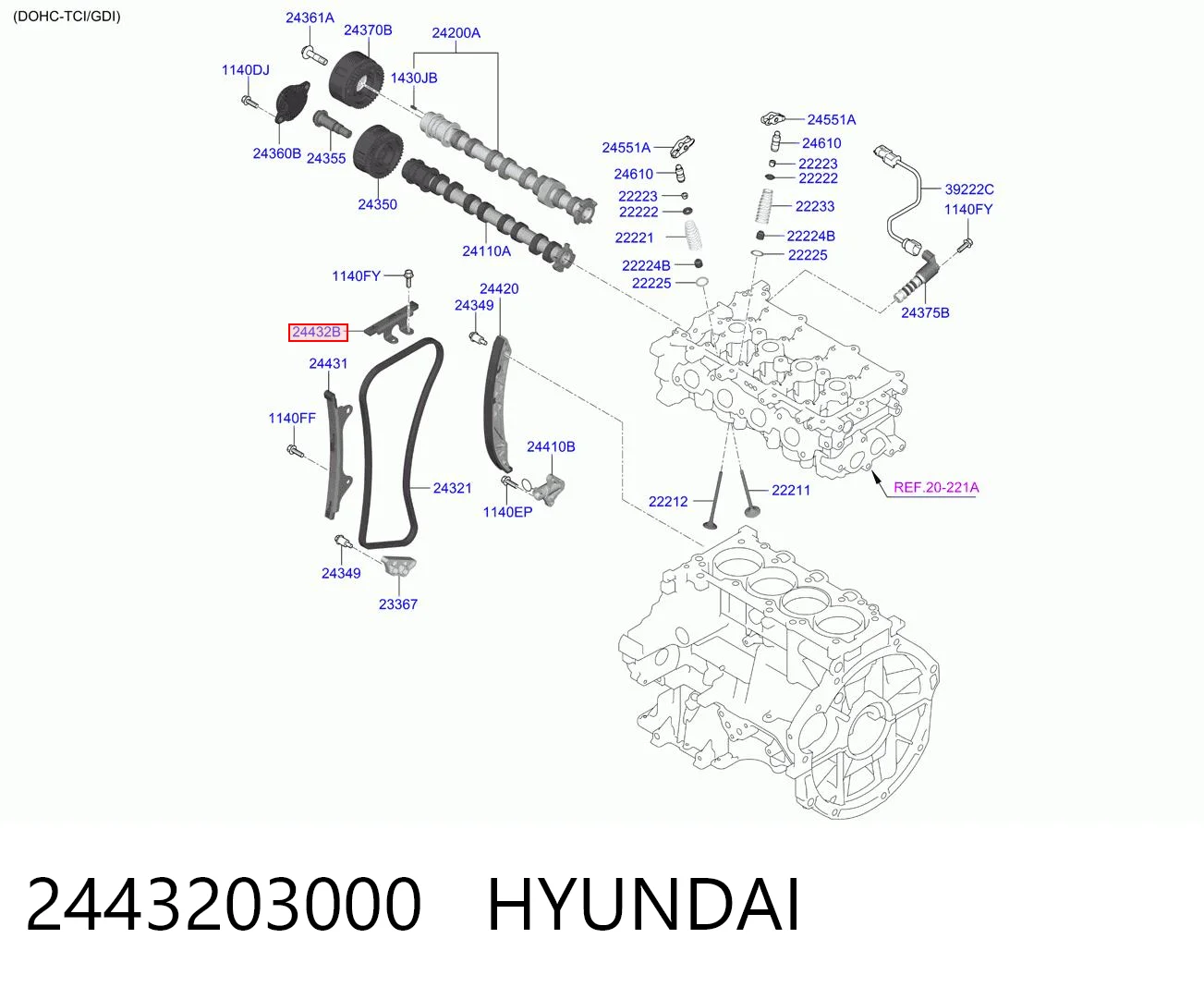 2443203000 Hyundai/Kia