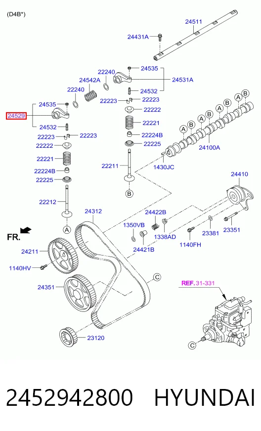2452942800 Hyundai/Kia