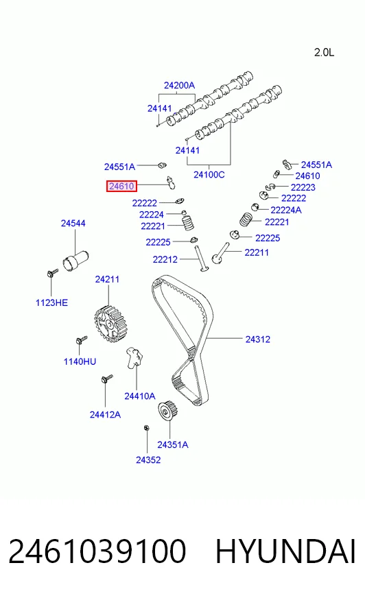 Compensador hidrâulico (empurrador hidrâulico), empurrador de válvulas para Mitsubishi Lancer VI CJ, CP