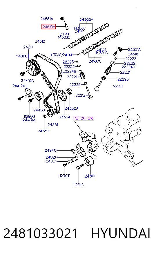 2481033021 Hyundai/Kia