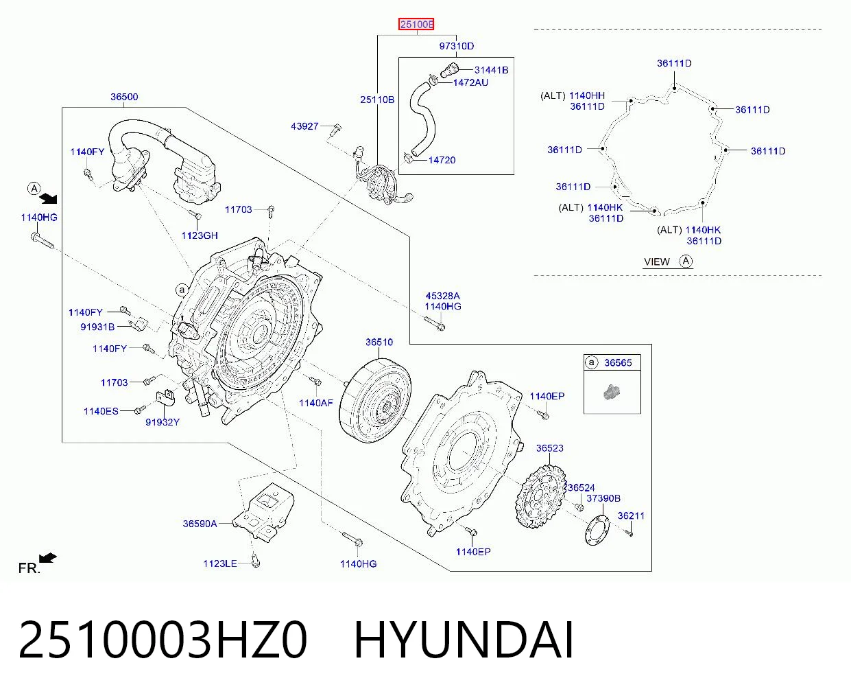 2510003HZ0 Hyundai/Kia