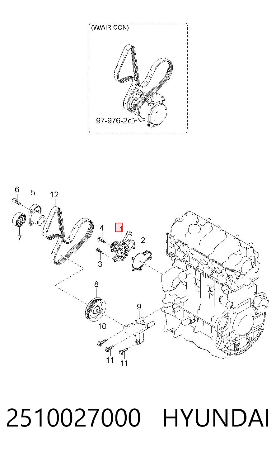2510027000 Hyundai/Kia