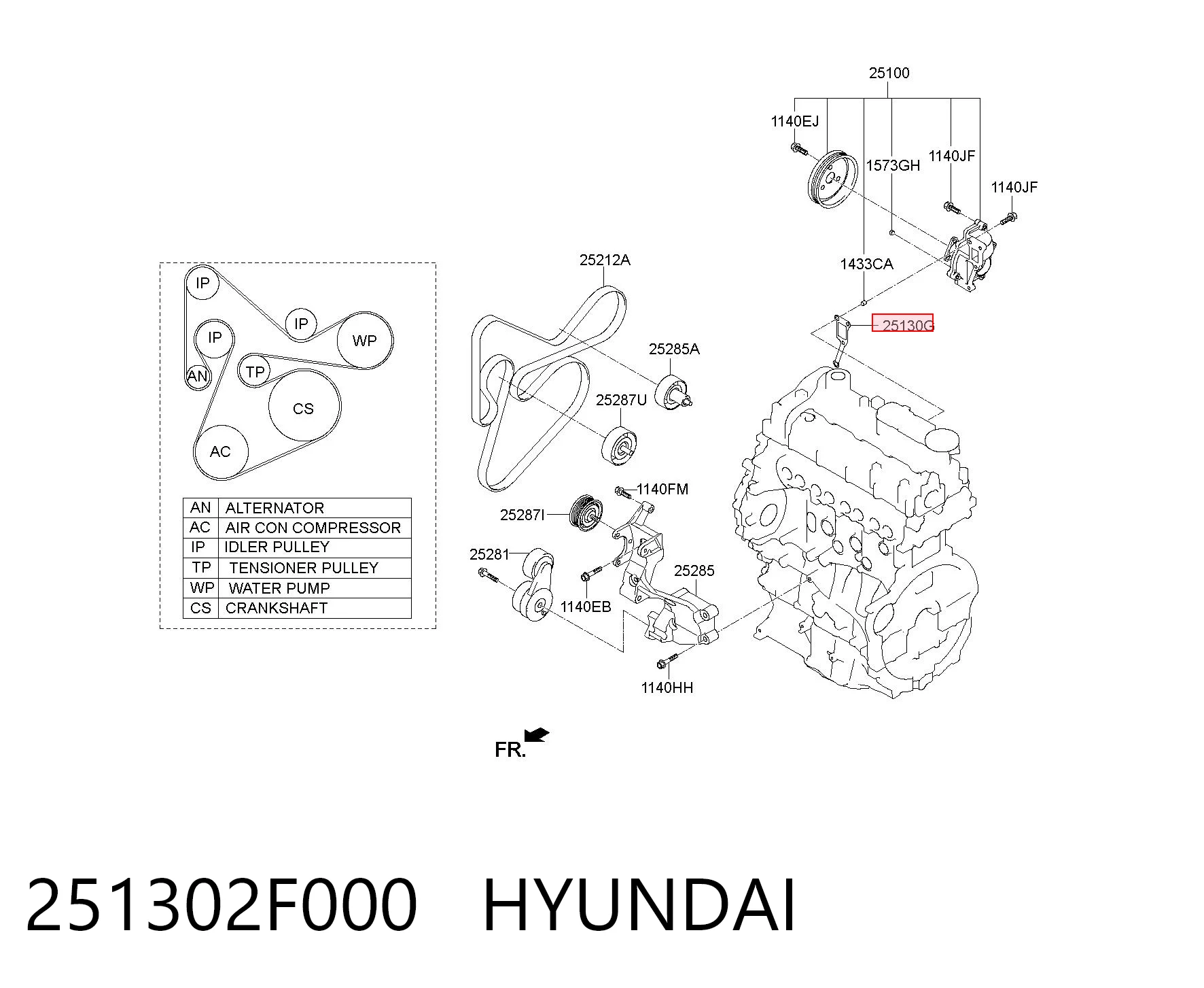 251302F000 Hyundai/Kia