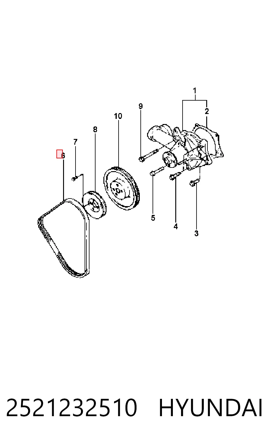 2521232510 Hyundai/Kia