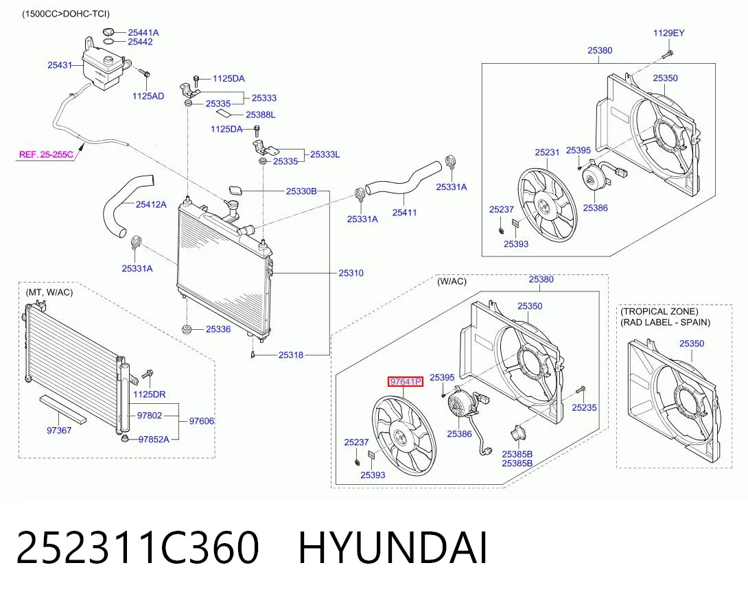 252311C360 Hyundai/Kia