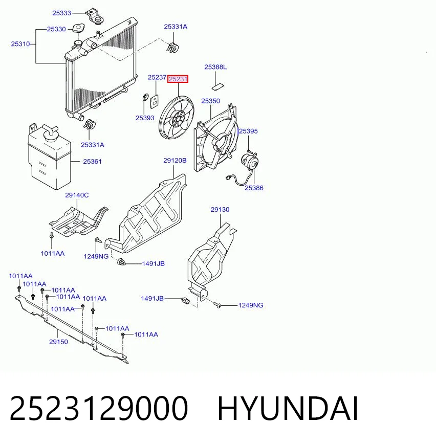 2523129000 Hyundai/Kia