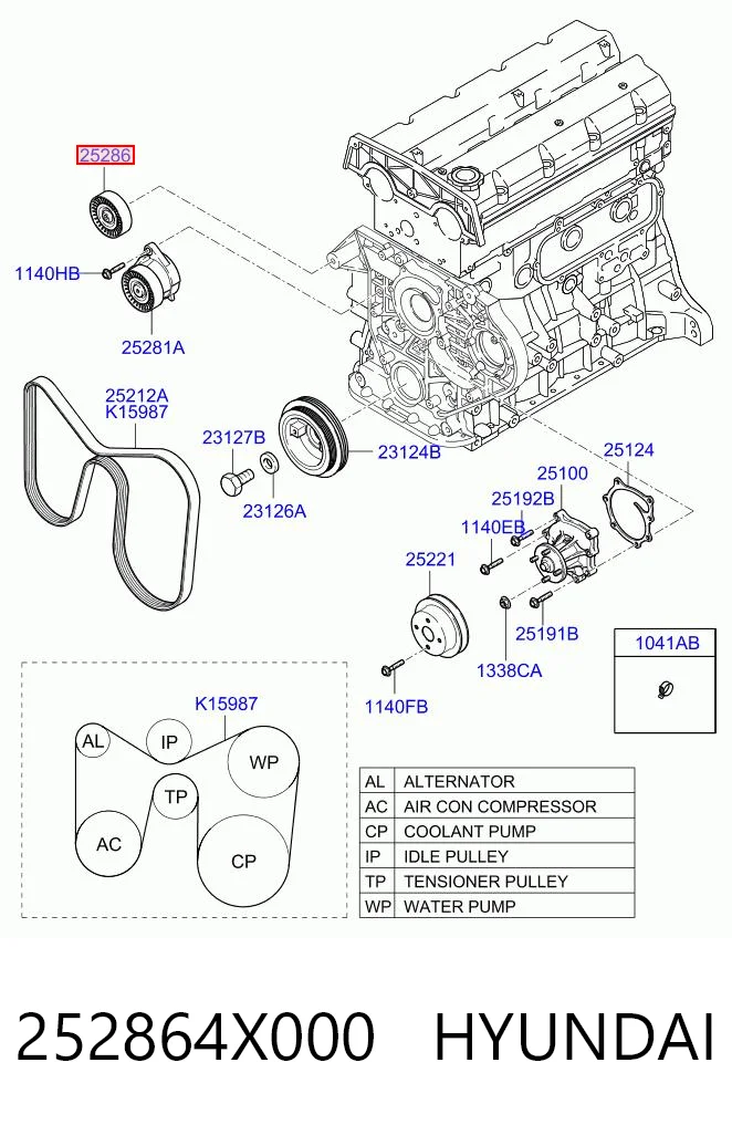 252864X000 Hyundai/Kia