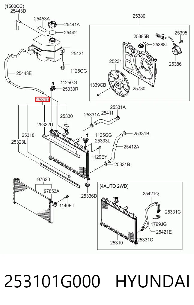 Compre Radiador de esfriamento de motor KIA Rio 2