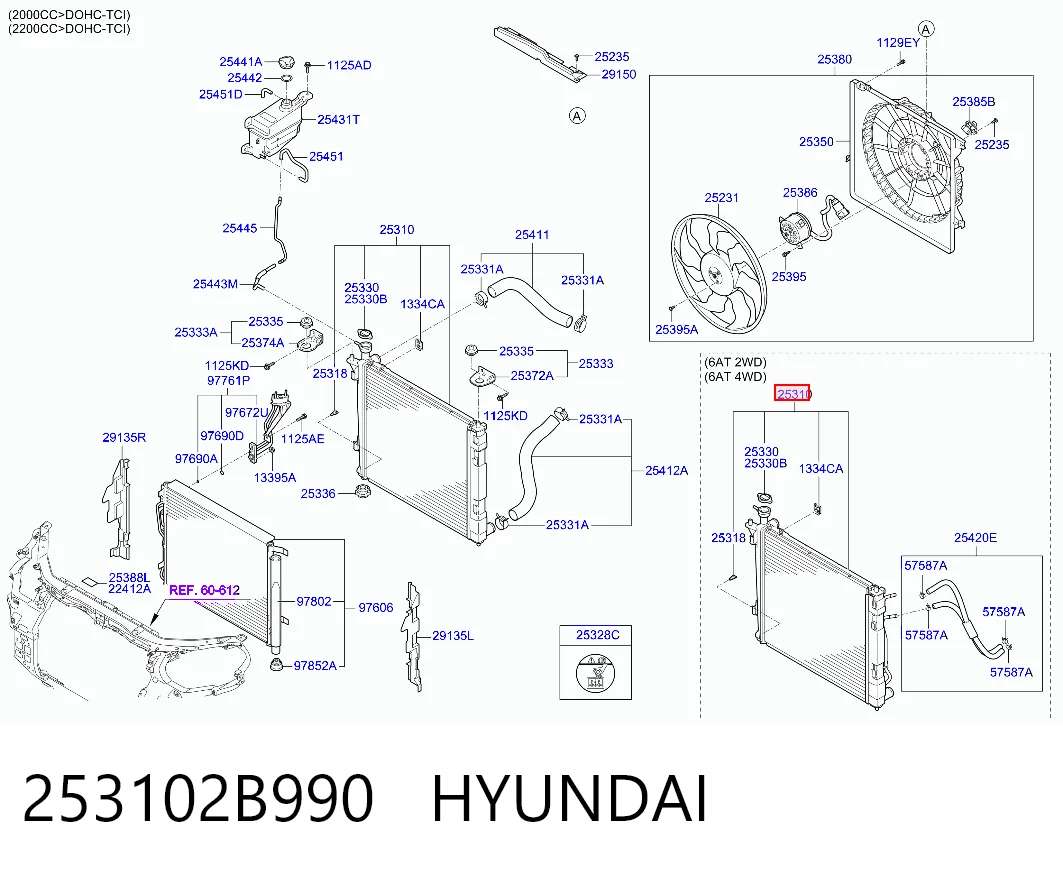 253102B990 Hyundai/Kia