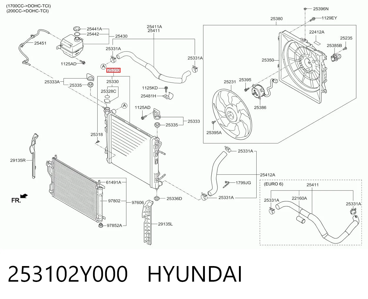 253102Y000 Hyundai/Kia