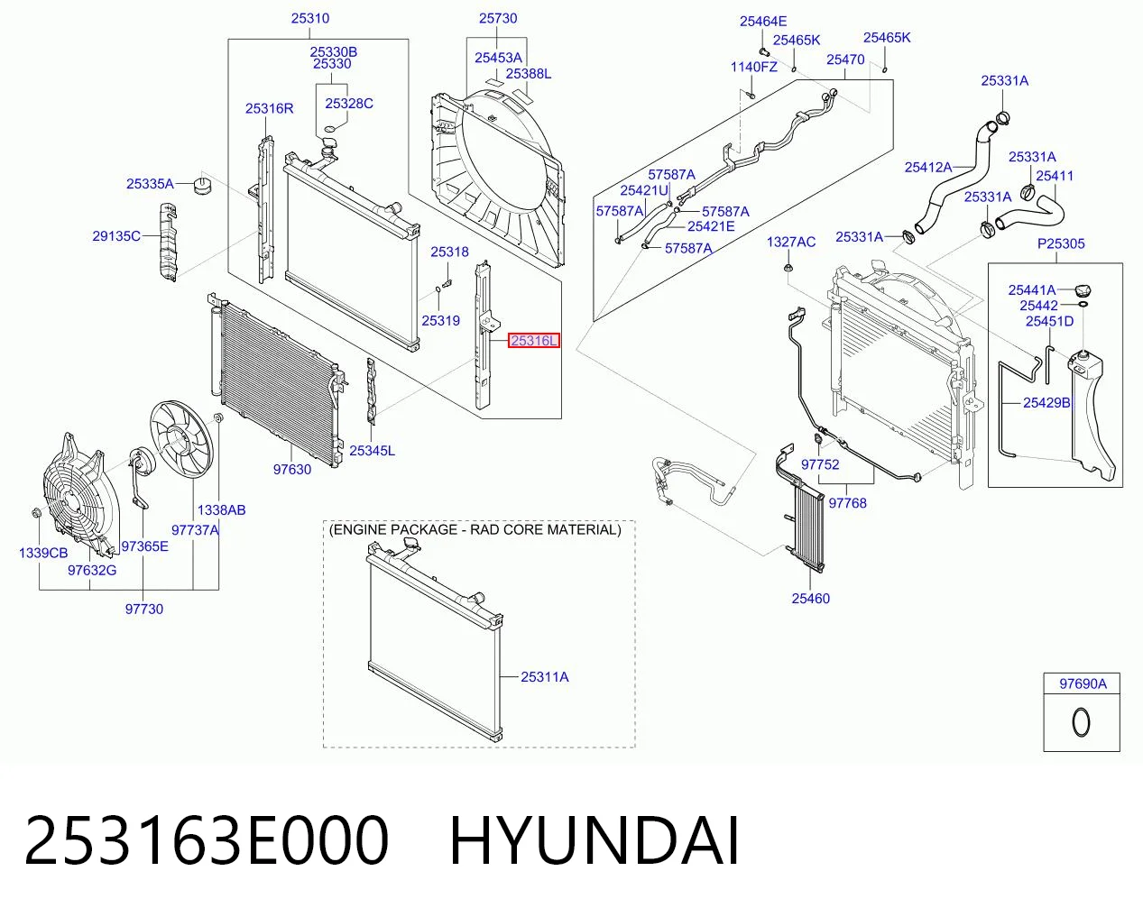 253163E000 Hyundai/Kia