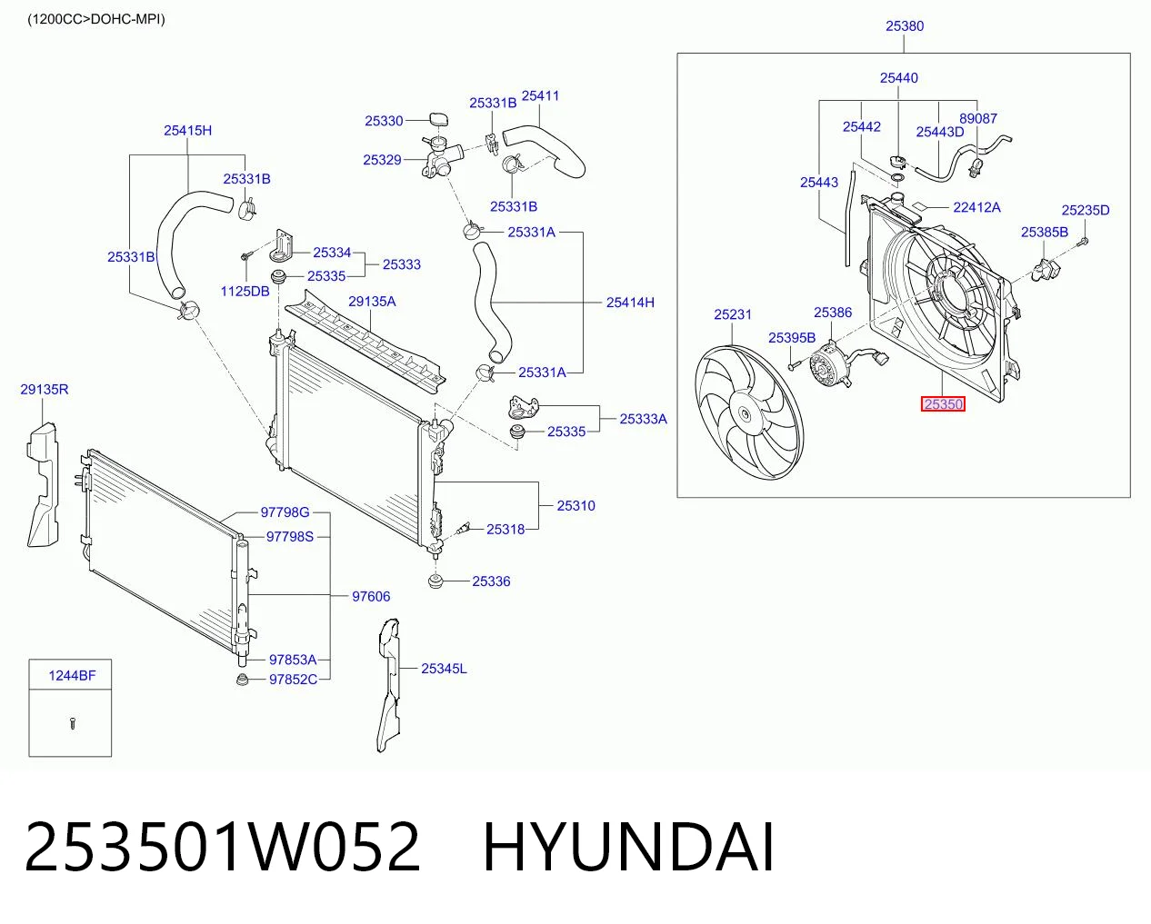 253501W052 Hyundai/Kia