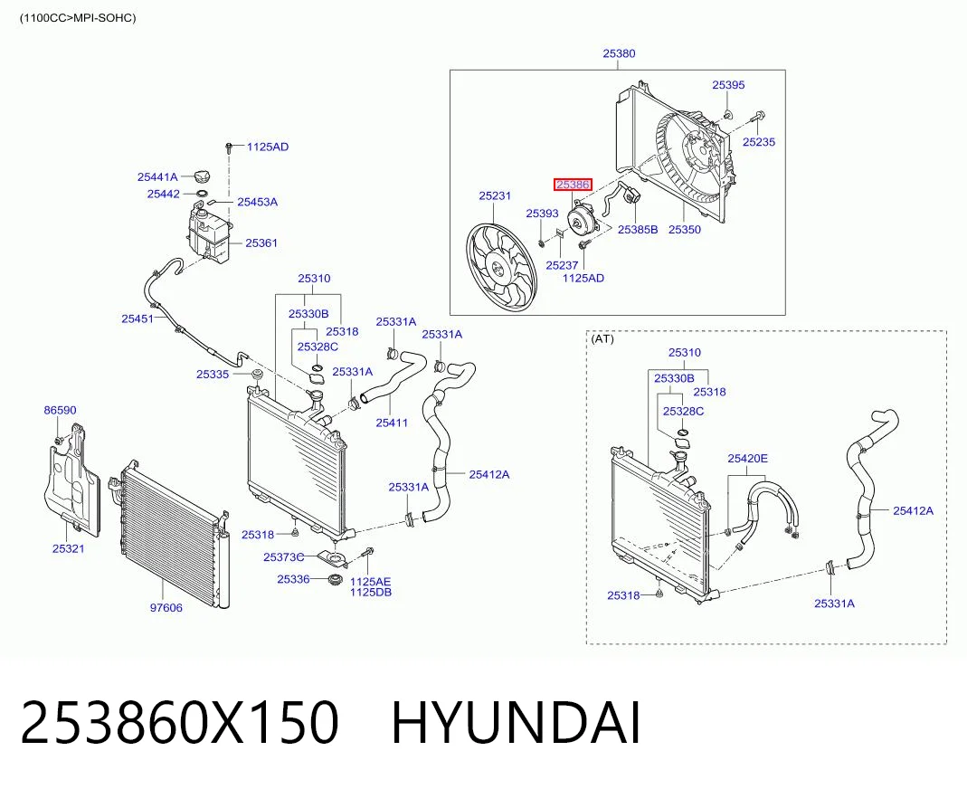 253860X150 Hyundai/Kia
