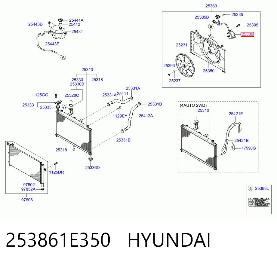 253861E350 Hyundai/Kia
