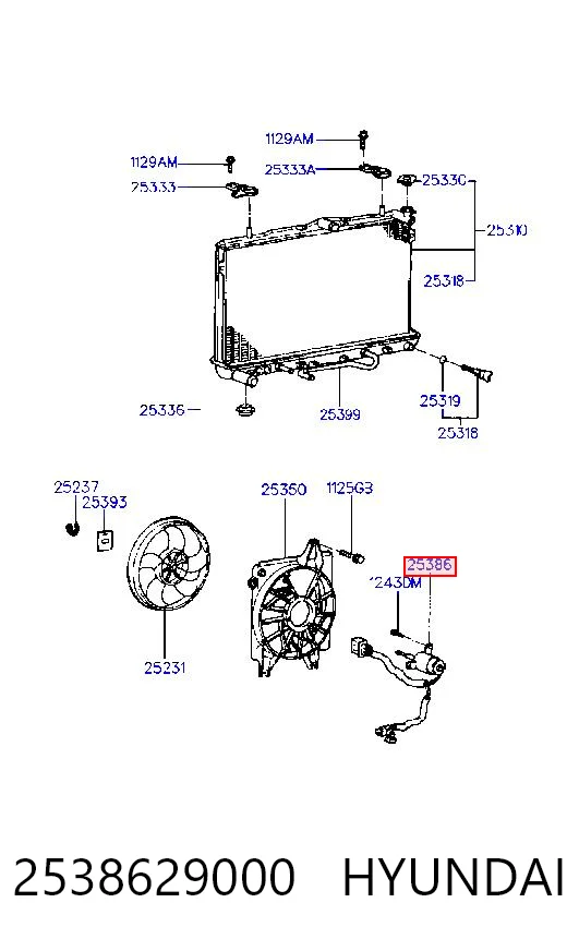 2538629000 Hyundai/Kia