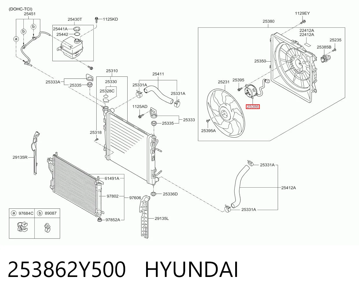 253862Y500 Hyundai/Kia
