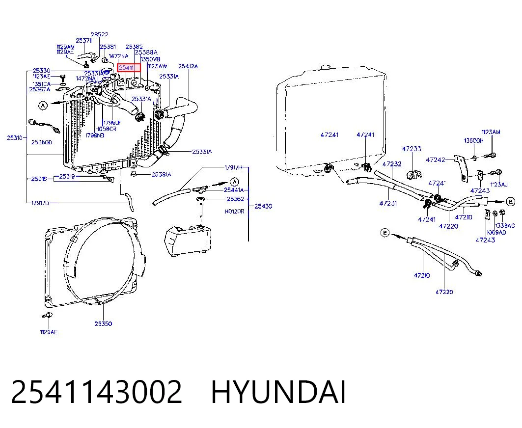 2541143002 Hyundai/Kia
