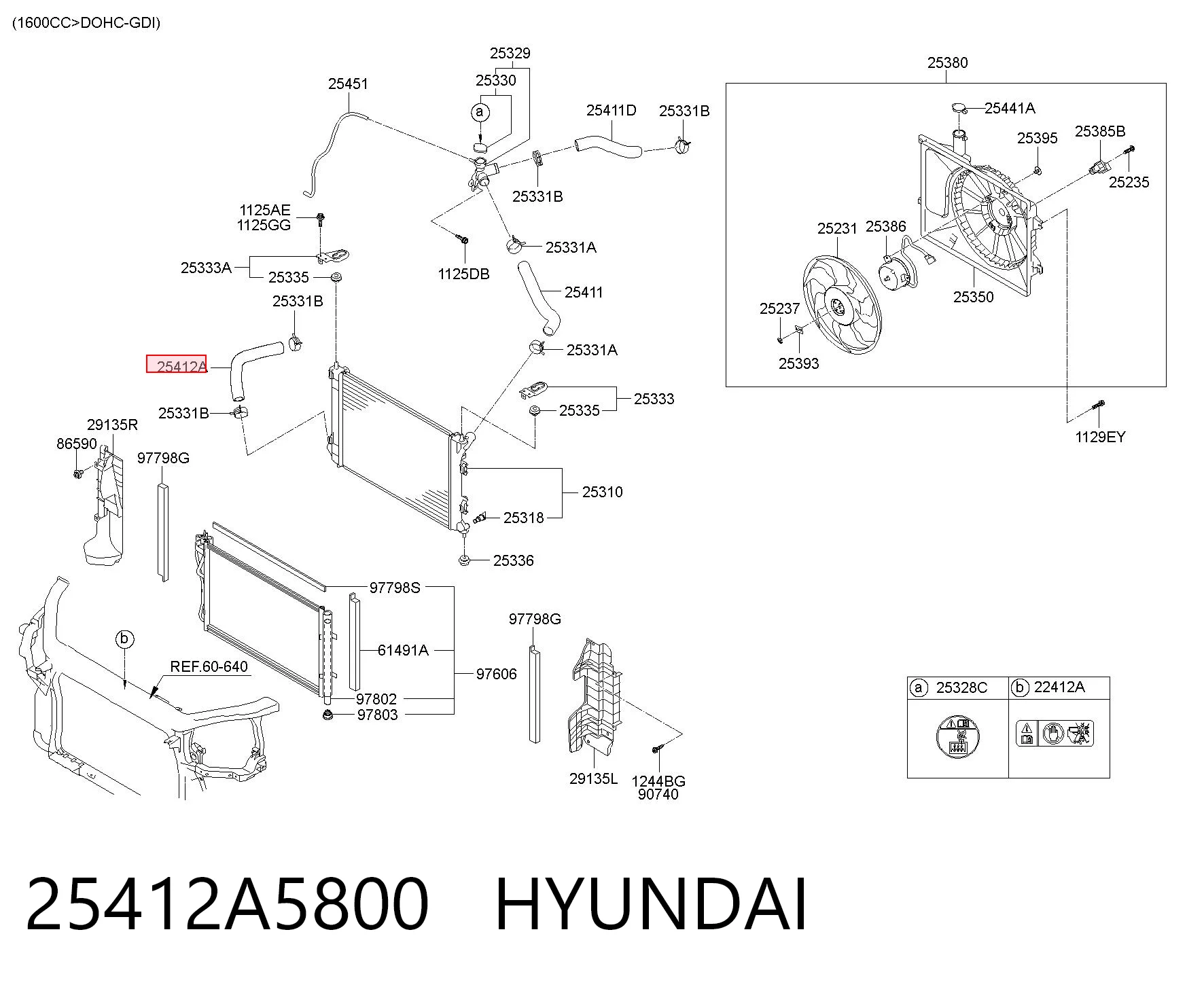 25412A5800 Hyundai/Kia