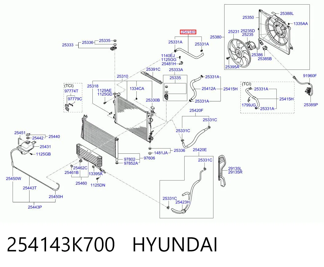 254143K700 Hyundai/Kia