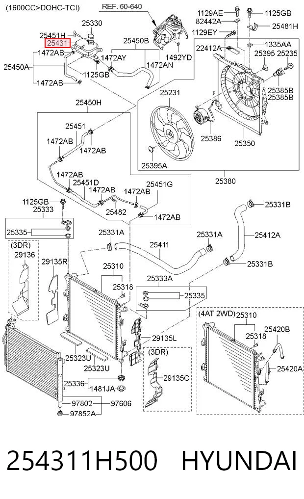 254311H500 Hyundai/Kia