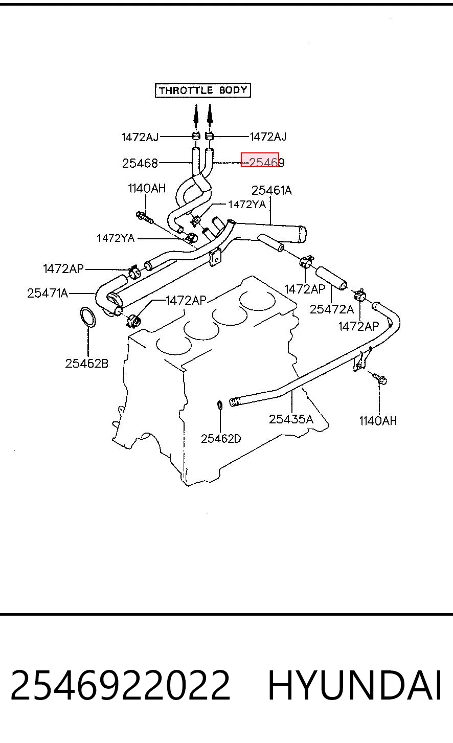 2546922022 Hyundai/Kia