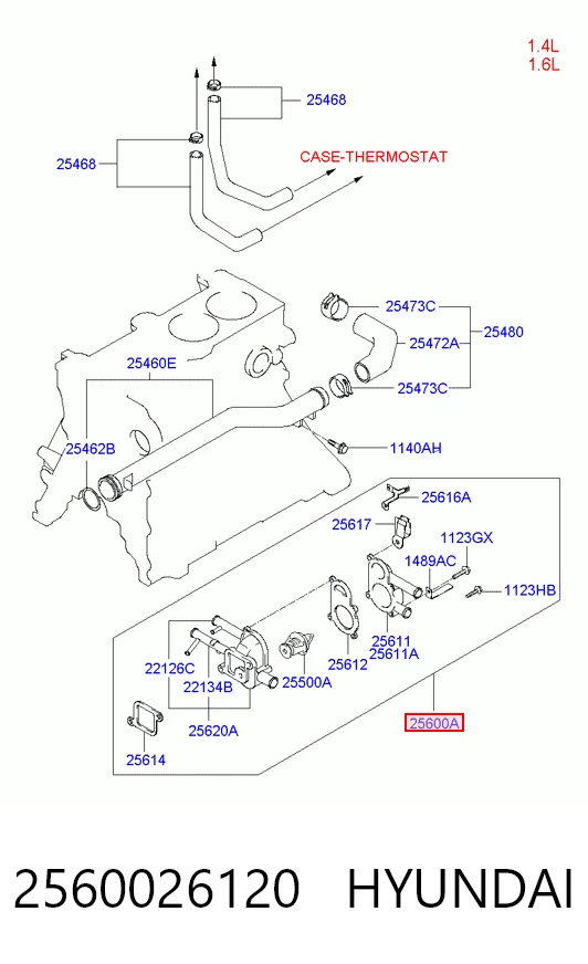 2560026120 Hyundai/Kia