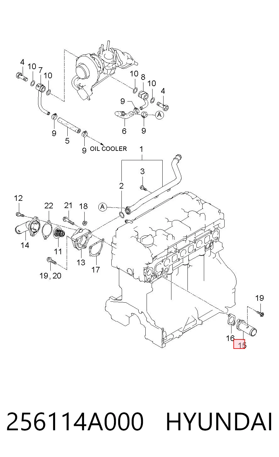 256114A000 Hyundai/Kia