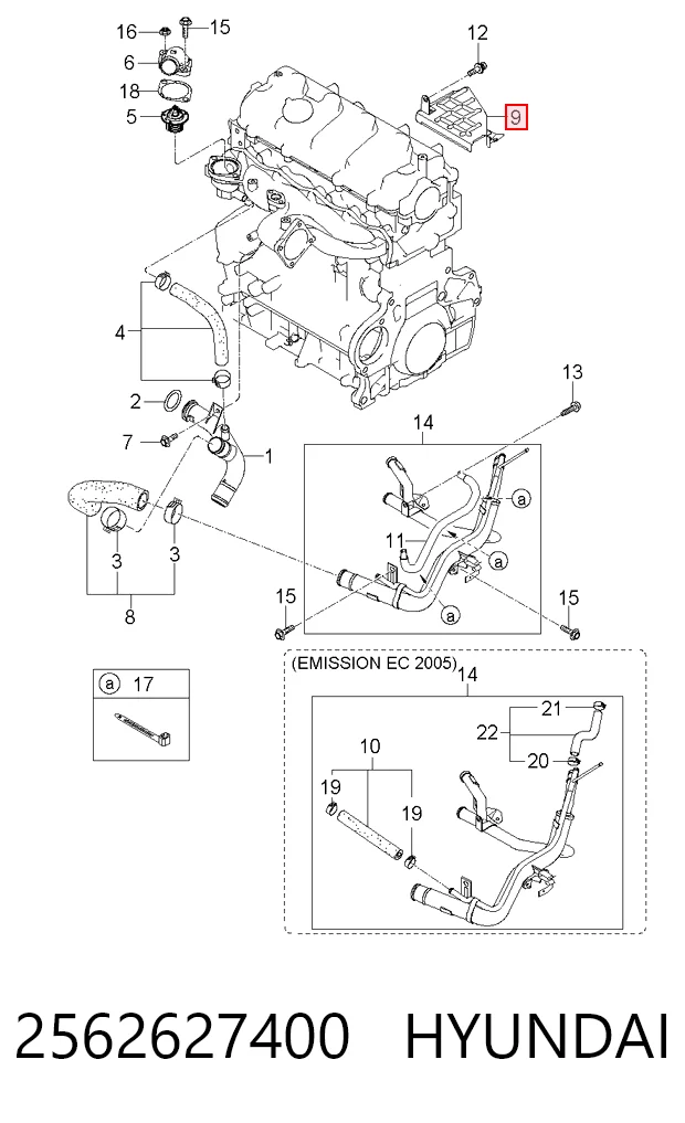2562627400 Hyundai/Kia