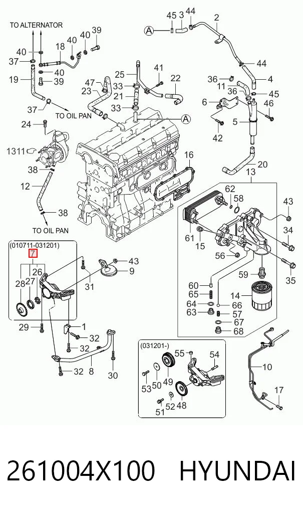 Bomba de óleo KIA Carnival II GQ