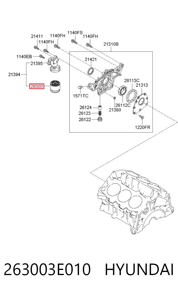 263003E010 Hyundai/Kia