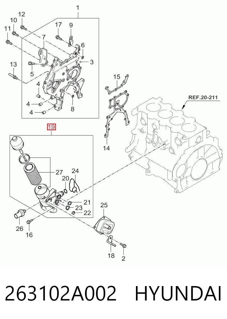 263102A002 Hyundai/Kia