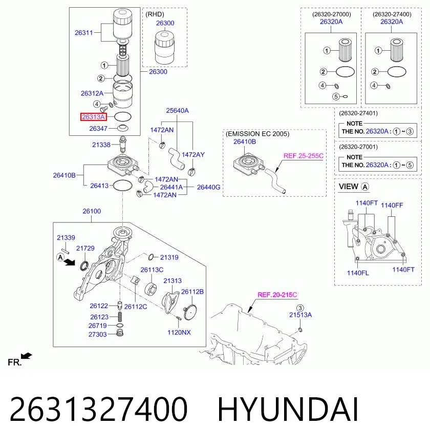 2631327400 Hyundai/Kia