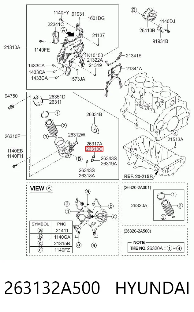 263132A500 Hyundai/Kia