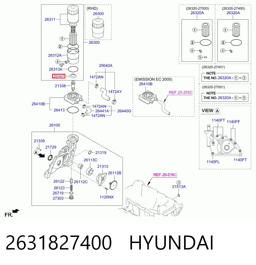 2631827400 Hyundai/Kia