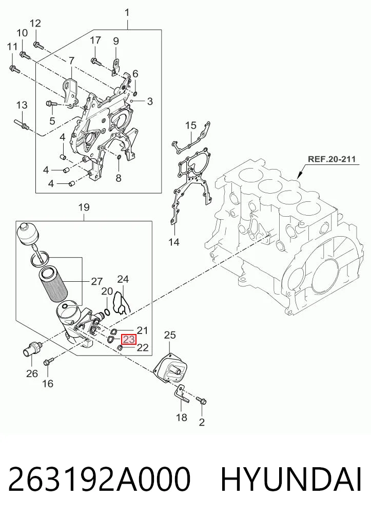 263192A000 Hyundai/Kia