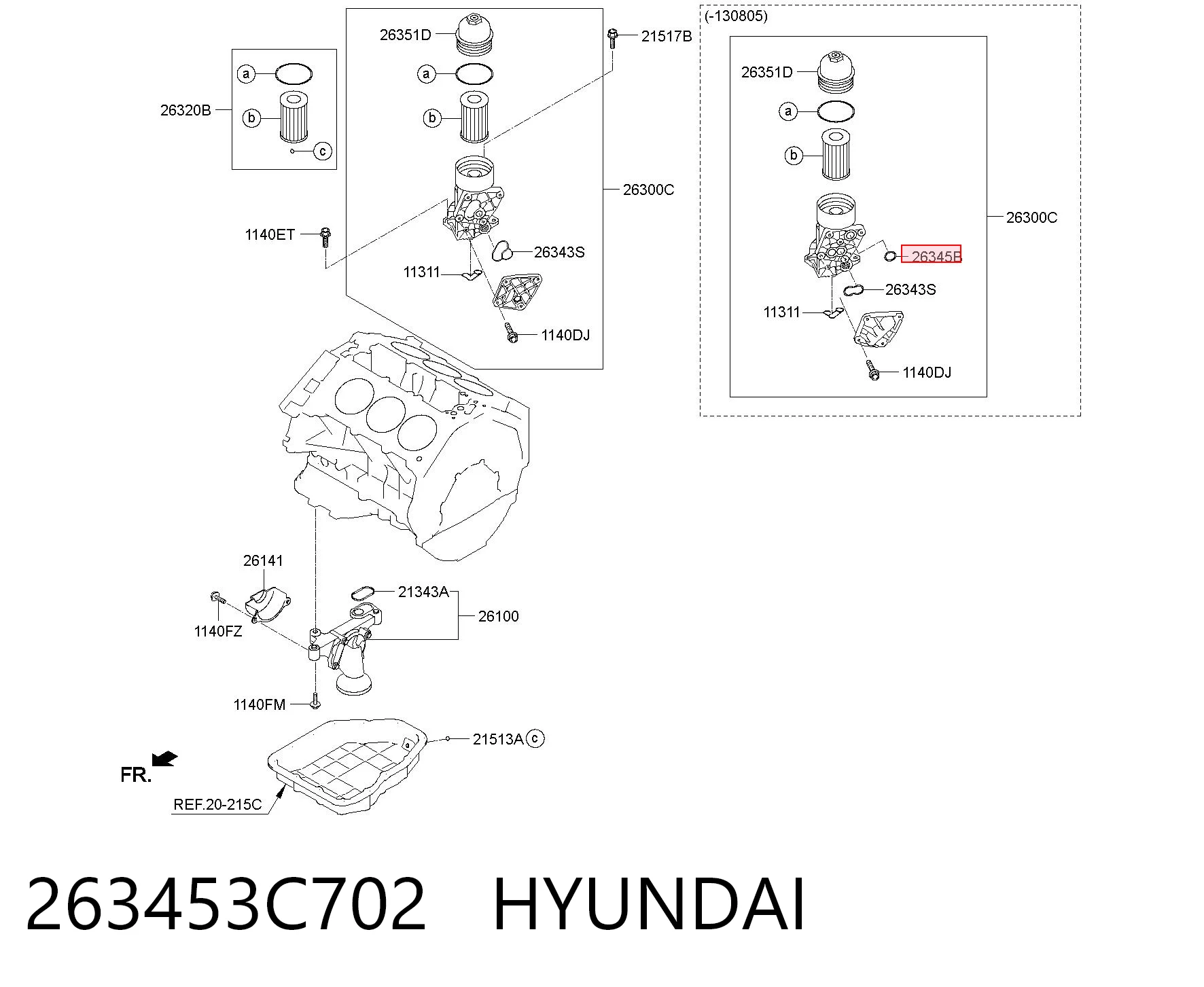 263453C702 Hyundai/Kia 