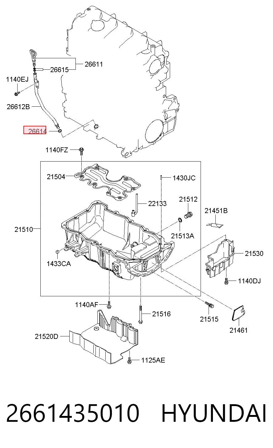 2661435010 Hyundai/Kia 