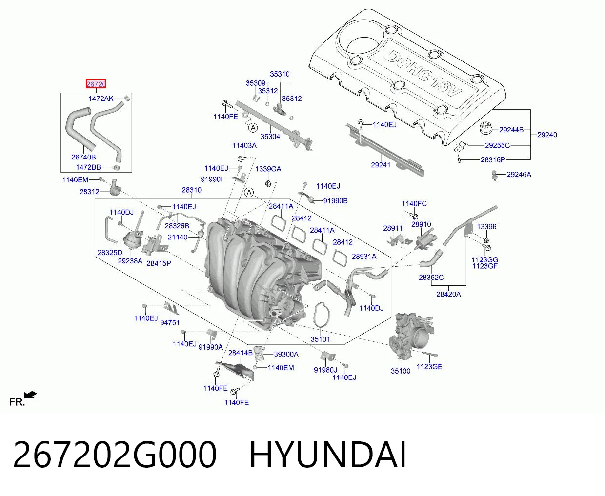 267202G000 Hyundai/Kia 