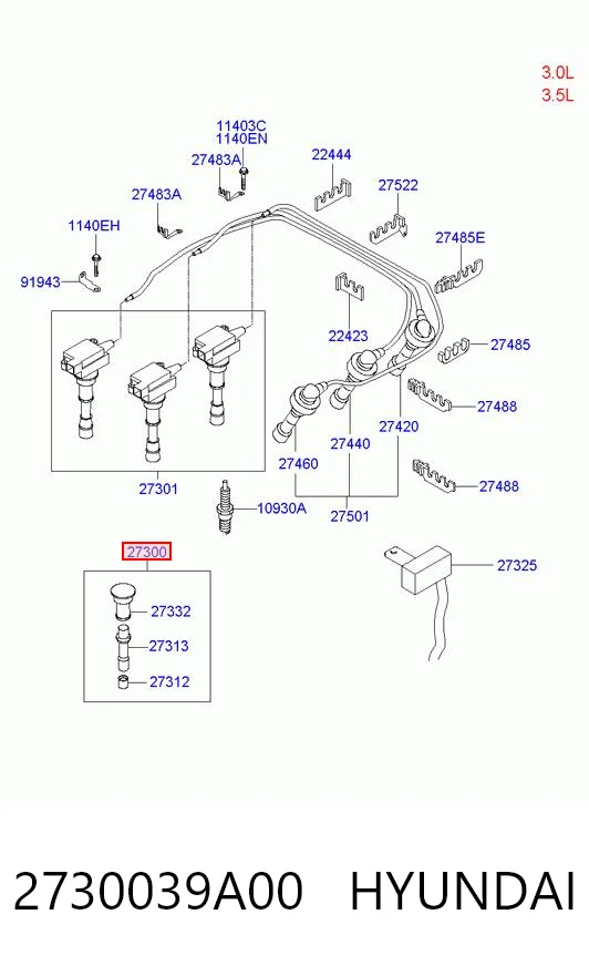 2730039A00 Hyundai/Kia