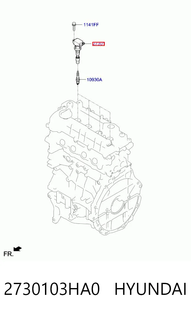 2730103HA0 Hyundai/Kia Bobina de ignição