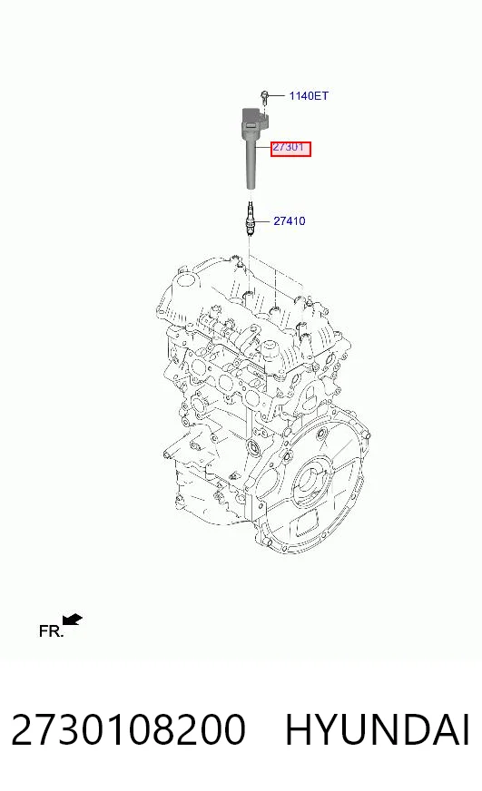 2730108200 Hyundai/Kia Bobina de ignição