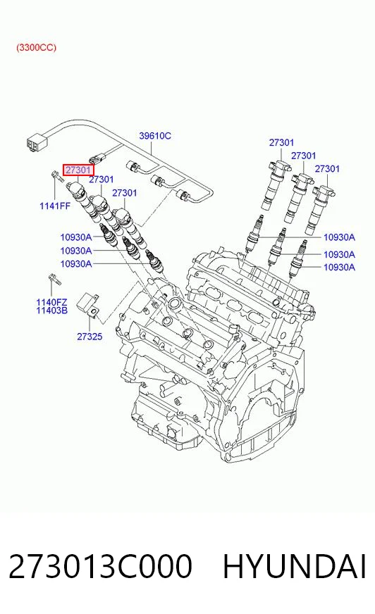 273013C000 Hyundai/Kia Bobina de ignição