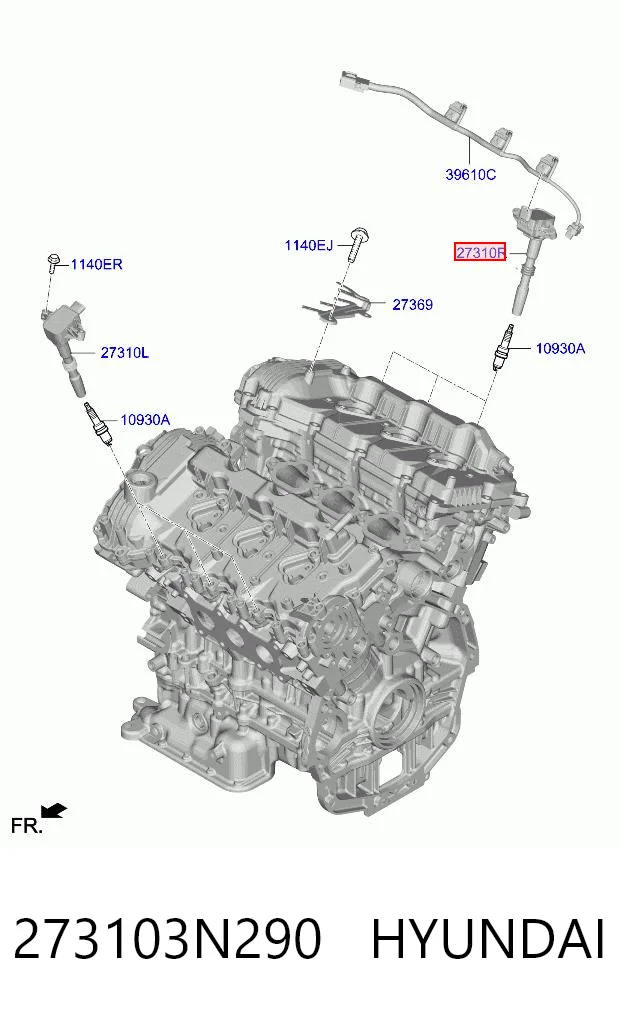 273103N290 Hyundai/Kia Bobina de ignição