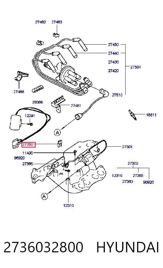  Módulo de ignição (comutador) Hyundai Accent I sedan (1994 - 2001) I