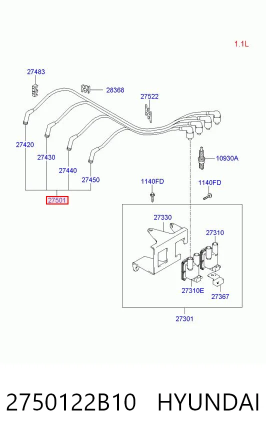 2750122B10 Hyundai/Kia