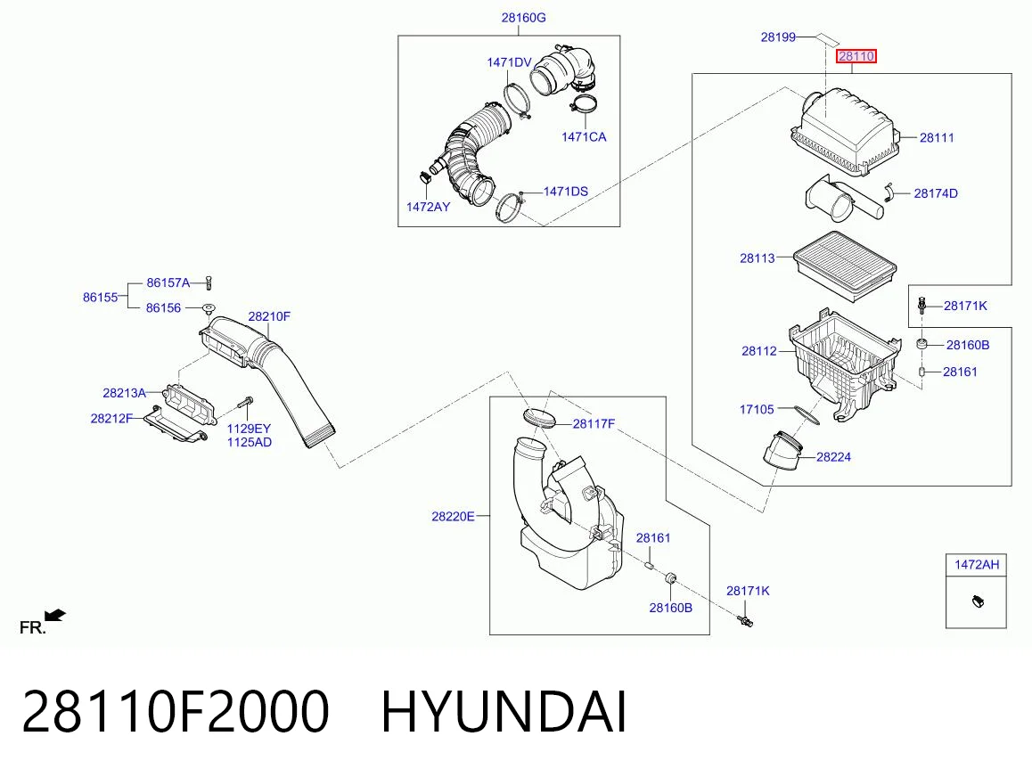 28110F2000 Hyundai/Kia
