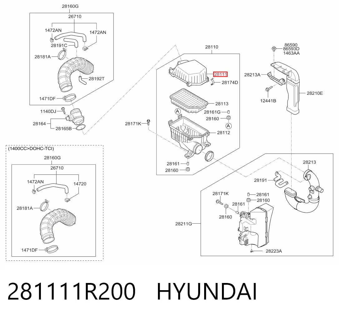 281111R200 Hyundai/Kia