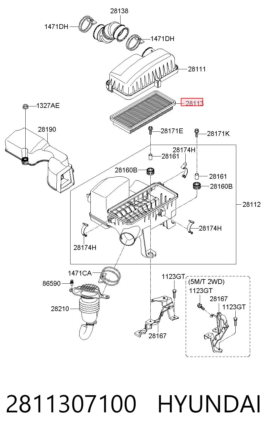 2811307100 Hyundai/Kia