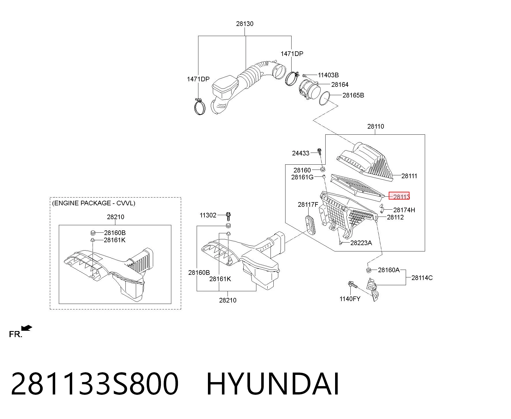 281133S800 Hyundai/Kia