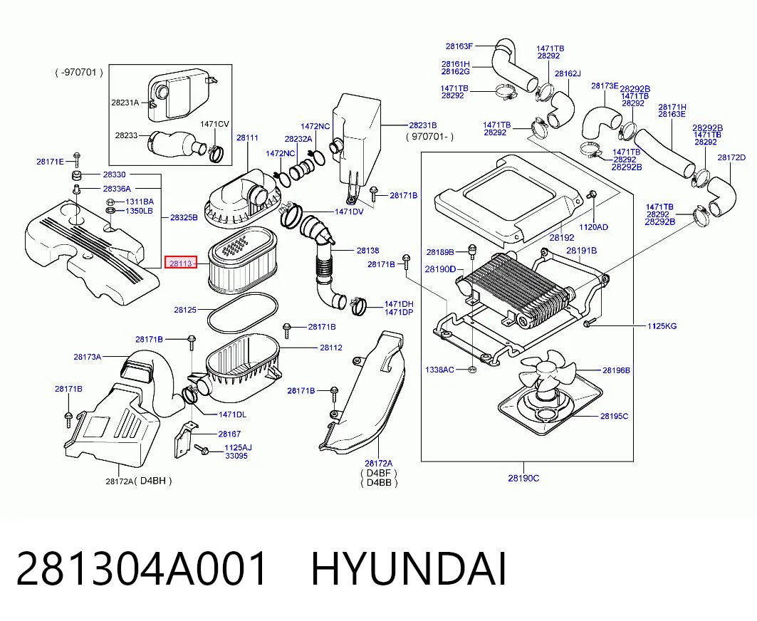 281304A001 Hyundai/Kia